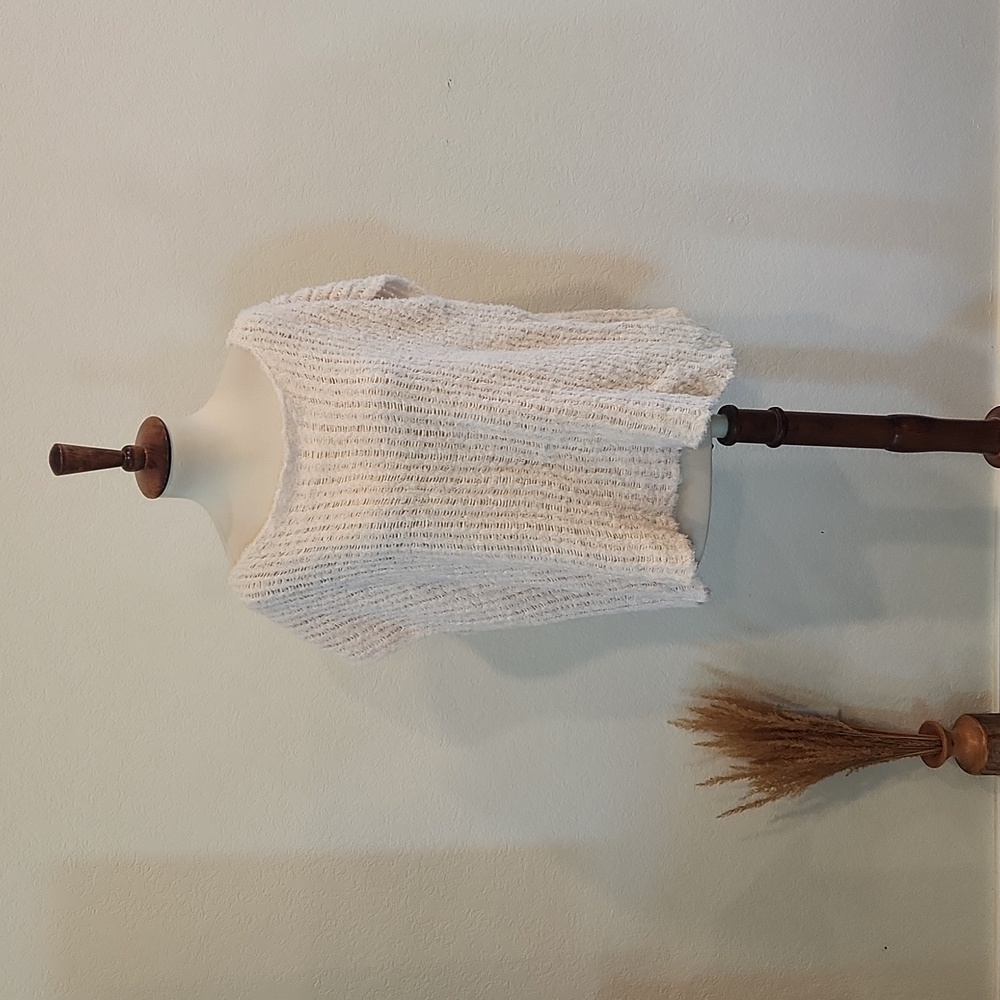 Eileen Fisher Fuzzy Organic Cotton Sweater